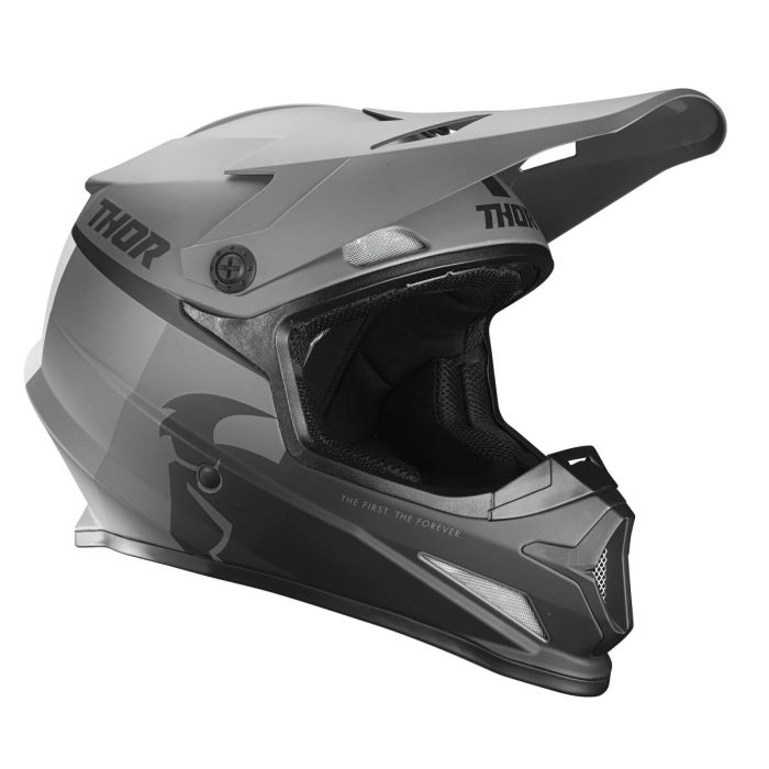Thor Motocross-Helm Sector Racer schwarz holzkohle | Gear2win