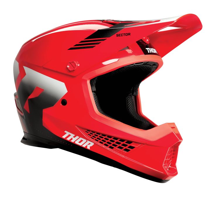 Thor Motocross-Helm Sector 2 Carve Rot/Weiss | Gear2win.de