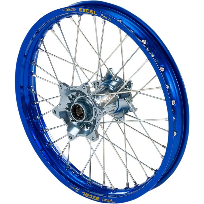 Kite Rad komplett Elite MX-Enduro Rückseite 1.85"X19" Aluminium Blau | Silber | Gear2win.de