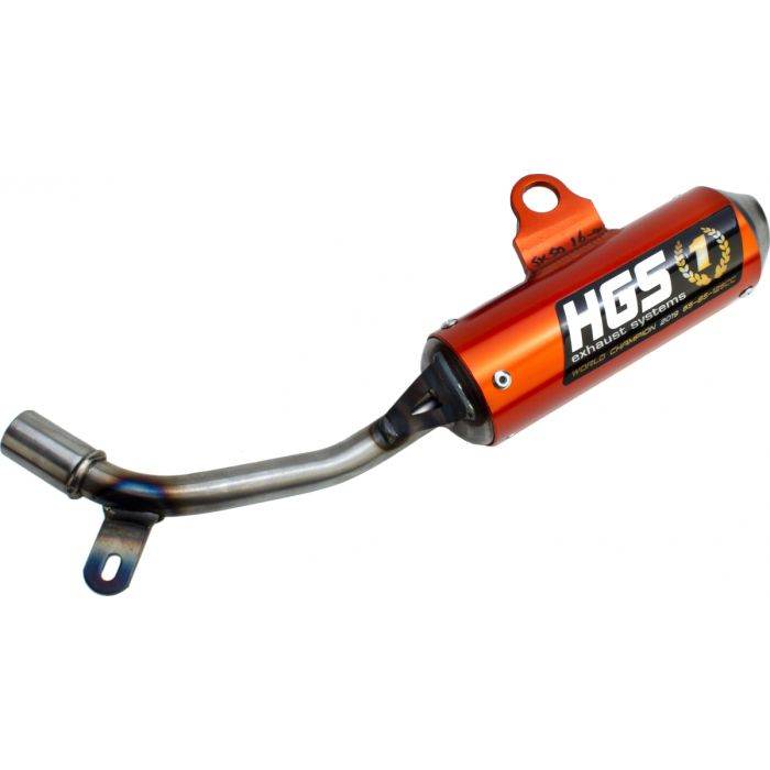 HGS - KTM/HSQ SX/TC 50 16- Schalldämpfer Alu Orange