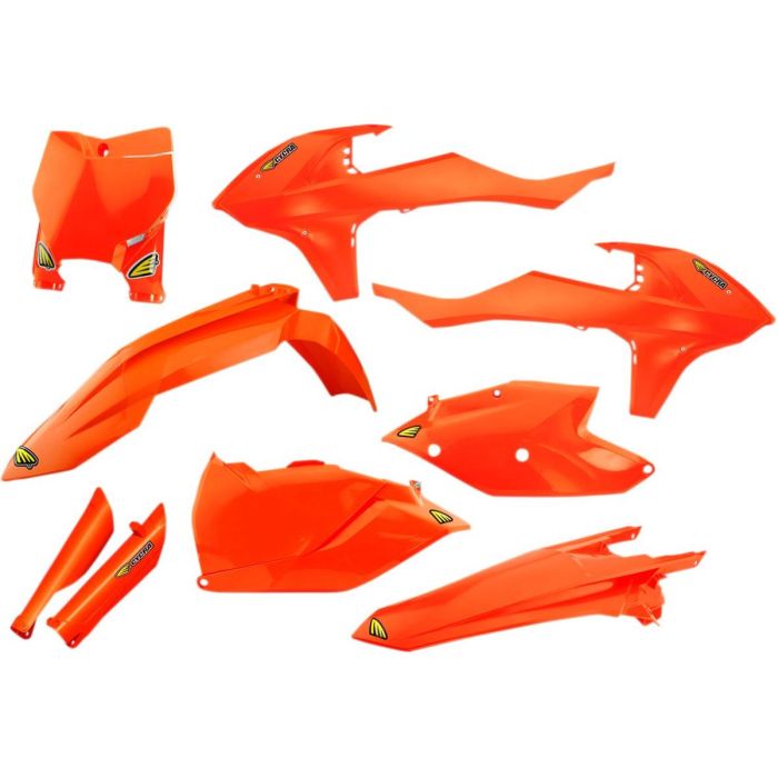 CYCRA POWERFLOW komplettes Plastikset KTM 16- Orange | Gear2win