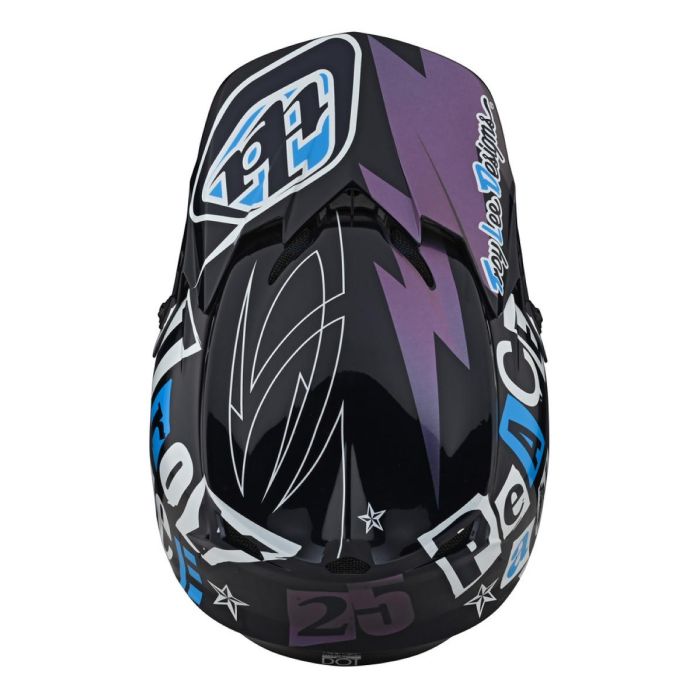 Troy Lee Designs GP Motocross-Helmschirm ANARCHY Dunkel Blau