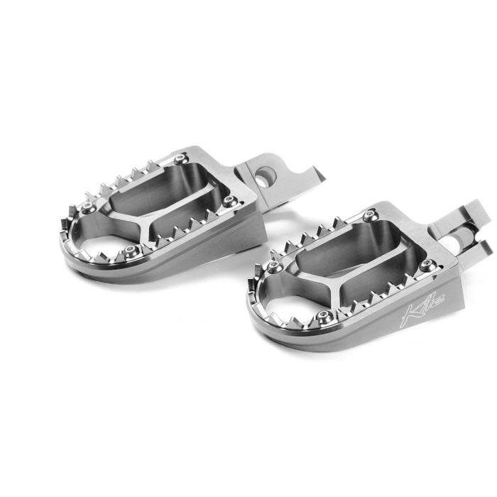 Kite Fußraste MX-Enduro Aluminium Custom Replacement Silber | Gear2win.de