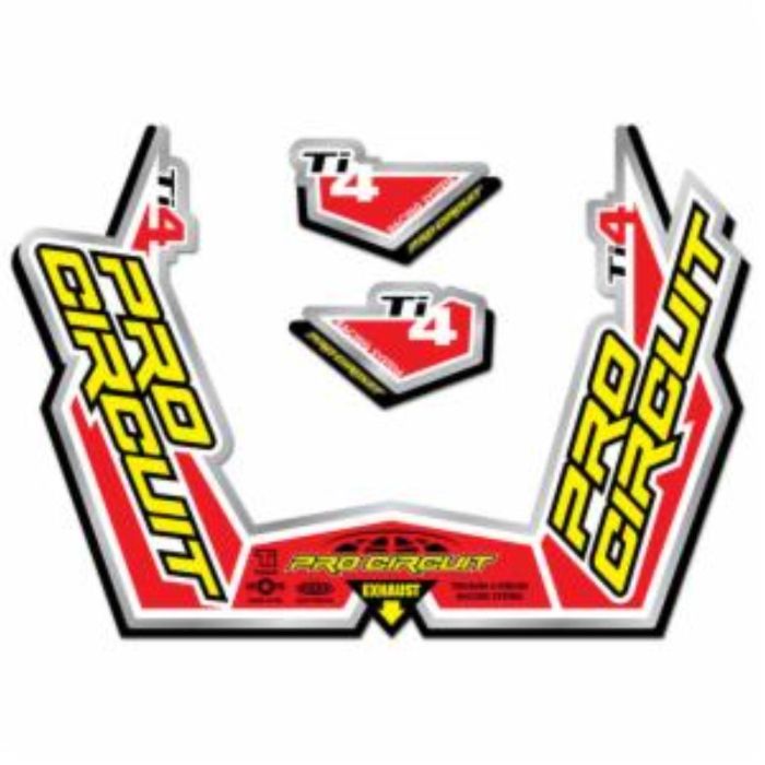 Pro Circuit - Auspuff Aufkleber KT TI4-GP | Gear2win