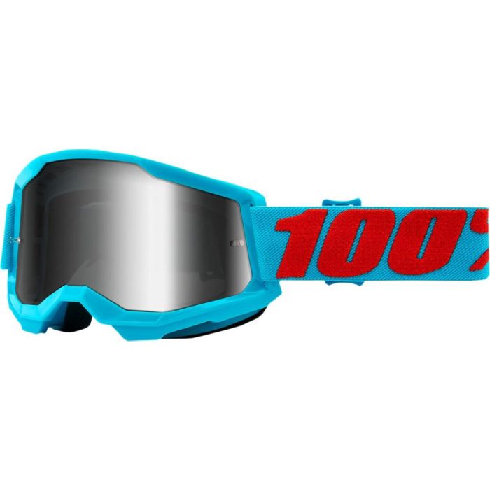 100% Crossbrille Strata 2 Summit verspiegelte Linse Silber | Gear2win.de