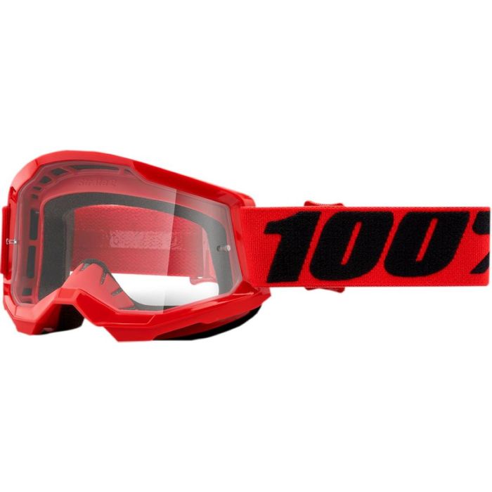 100% Crossbrille Strata 2 Jugend Rot saubere Linse | Gear2win.de