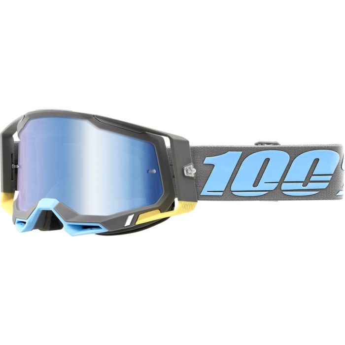 100% Motocross-Brille Racecraft 2 trinidad Spiegellinse Blau