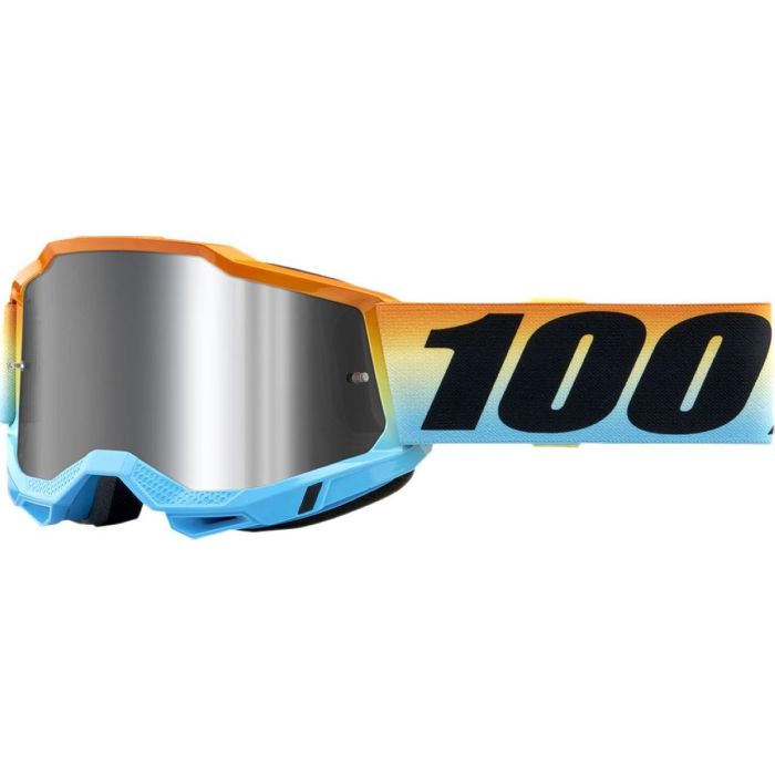 100% Motocross-Brille Accuri 2 für Jugend sunset Silber