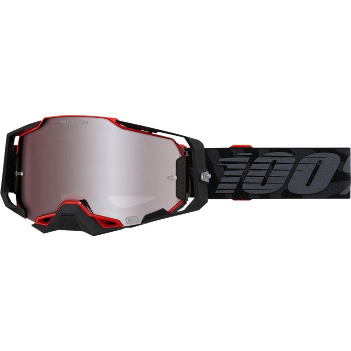 100% Motocross-Brille Armega RENEN HIPER Silber Spiegellinse | Gear2win.de