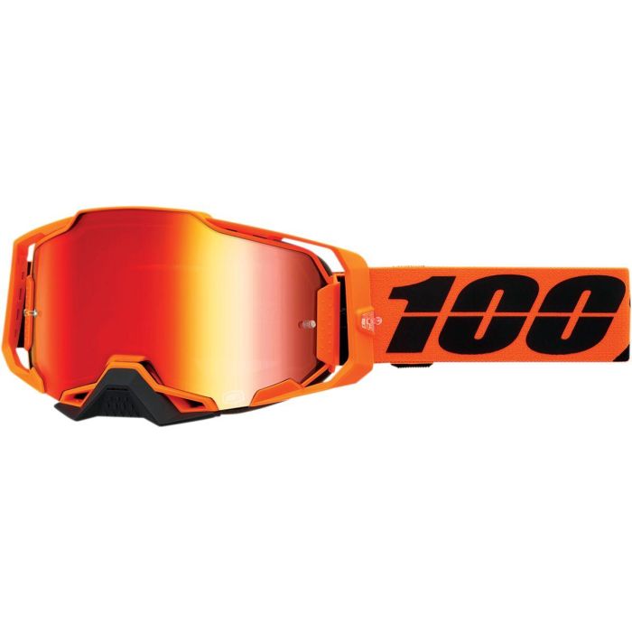 100% Motocross-Brille Armega CW2 Spiegellinse Rot | Gear2win.de