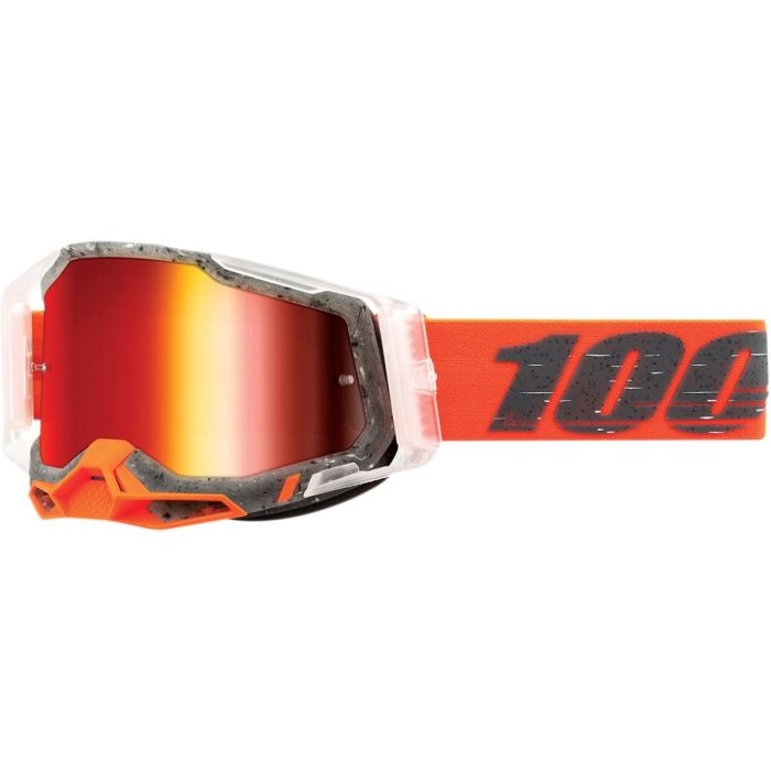 100% Motocross-Brille Racecraft 2 SCHRUTE Spiegellinse Rot | Gear2win.de