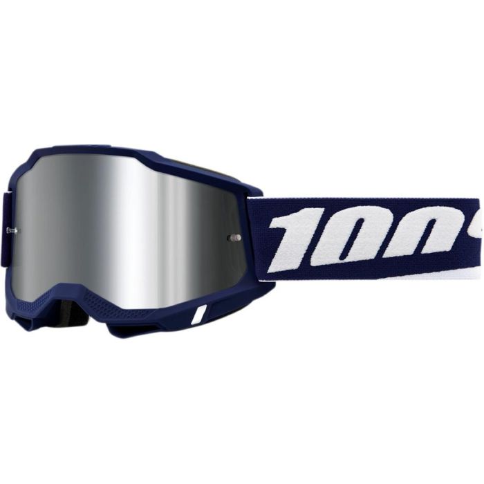 100% Motocross-Brille Accuri 2 MIFFLIN Spiegellinse Silber | Gear2win.de
