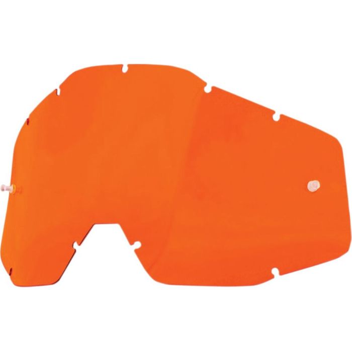 100% RACECRAFT/ACCURI/STRATA Ersatzlinse Orange ANTI-FOG | Gear2win.de