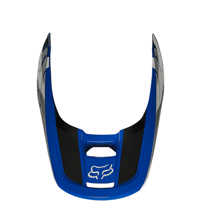 Fox Jugend V1 Motocross-Helm Visier - REVN Blau einzigartige Größe | Gear2win