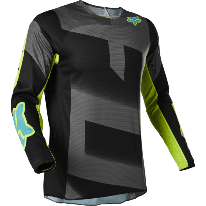 Fox 360 Rkane Motocross-Shirt Grijs Gelb | Gear2win