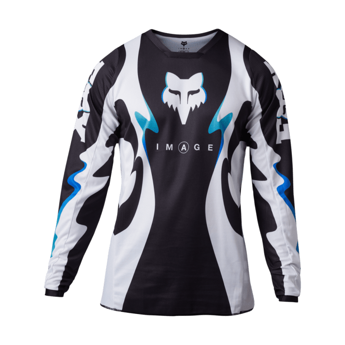 Fox 180 Kozmik Motocross-Shirt Schwarz/Weiß | Gear2win.de
