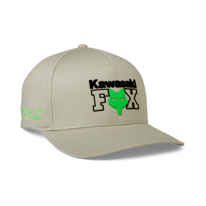 FOX Fox X Kawi Flexfit Kappe | Stahlgrau | Gear2win.de