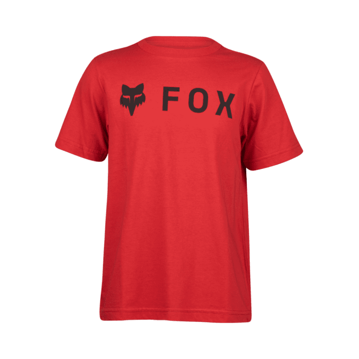 Fox Youth Absolute Short Sleeve Tee - Flame Red -