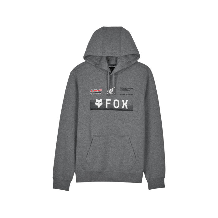 Fox X Honda Fleece Pullover - Heather Graphite -