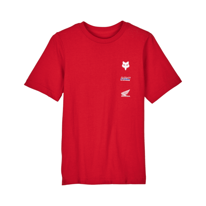Fox Youth X Honda Short Sleeve Tee - Flame Red -
