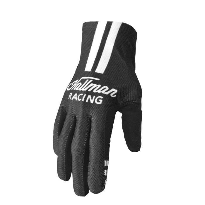 Hallman Motocross-Handschuhe Mainstay Roosted Schwarz/Weiß | Gear2win.de