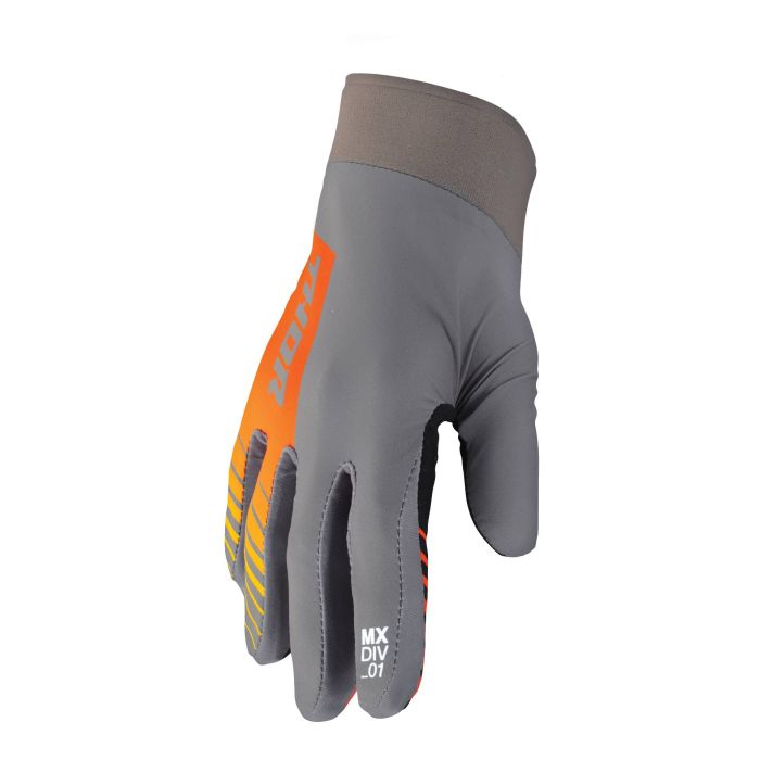 Thor Motocross-Handschuhe Agile Analog Grau/Orange | Gear2win.de