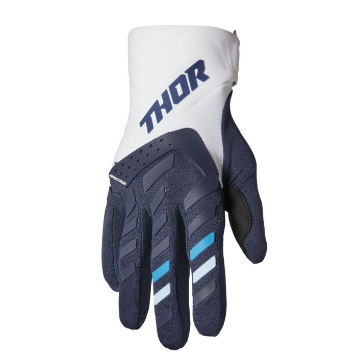THOR Motocross-Handschuhe für Frauen SPECTRUM Dunkel Blau/Weiss | Gear2win