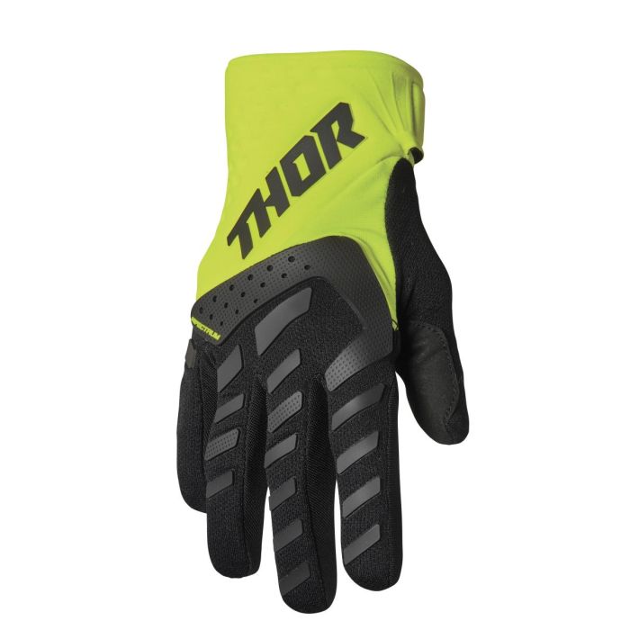 THOR Motocross-Handschuhe für Jugend SPECTRUM Schwarz/Fluo Gelb | Gear2win