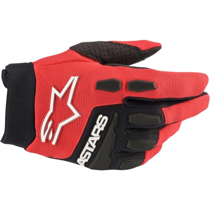 Alpinestars Motocross-Handschuhe Jugend Full Bore Rot/Schwarz