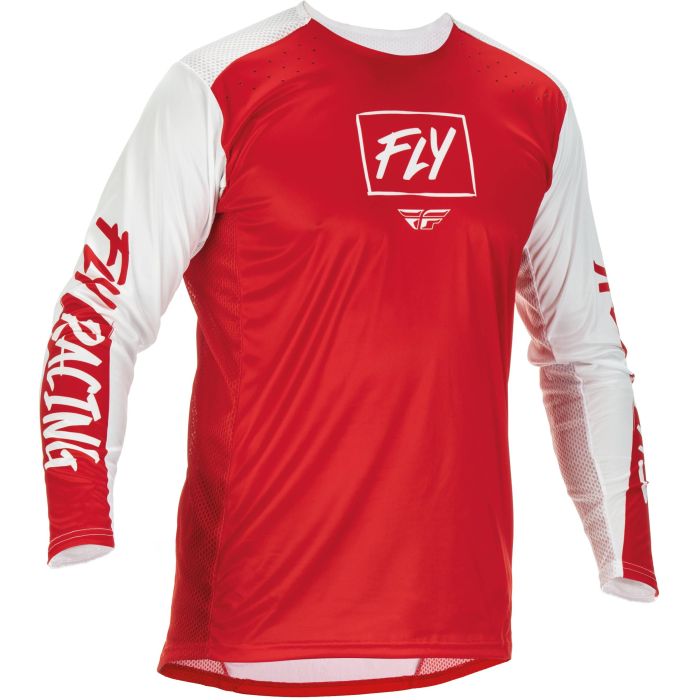 Fly Motocross Jersey Lite Rot-Weiß | Gear2win.de