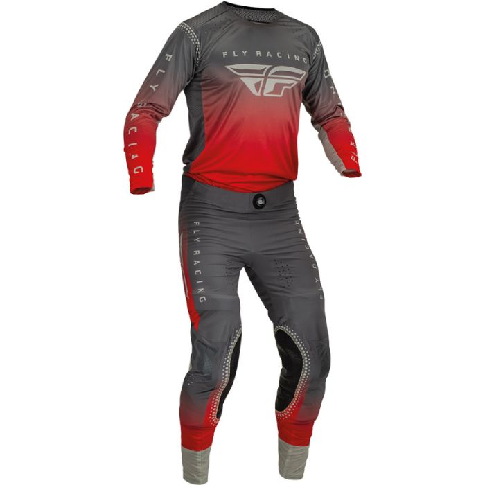 Fly Racing Motocross Lite Rot/Grau Gear Combo