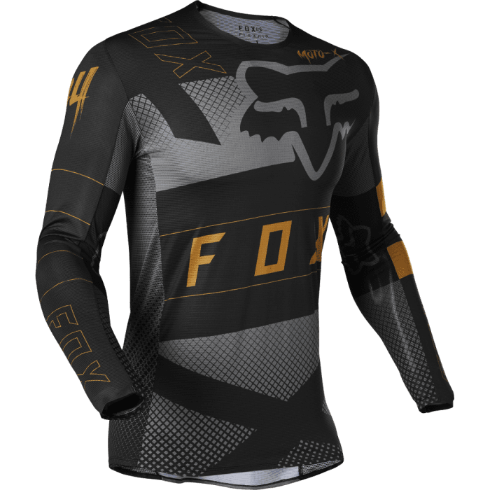 Fox Flexair Riet Motocross-Shirt Schwarz|Gear2win