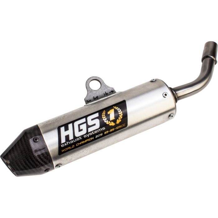HGS - KTM/HSQ SX/TC 65 16- Schalldämpfer Alu Kohlenstoff Endkappe