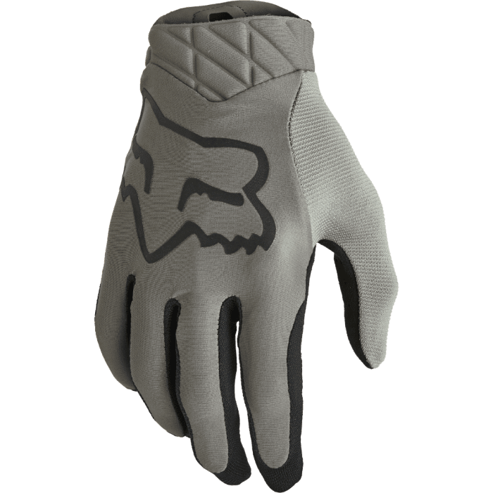 Fox Airline Motocross-Handschuhe Grau Schwarz|Gear2win