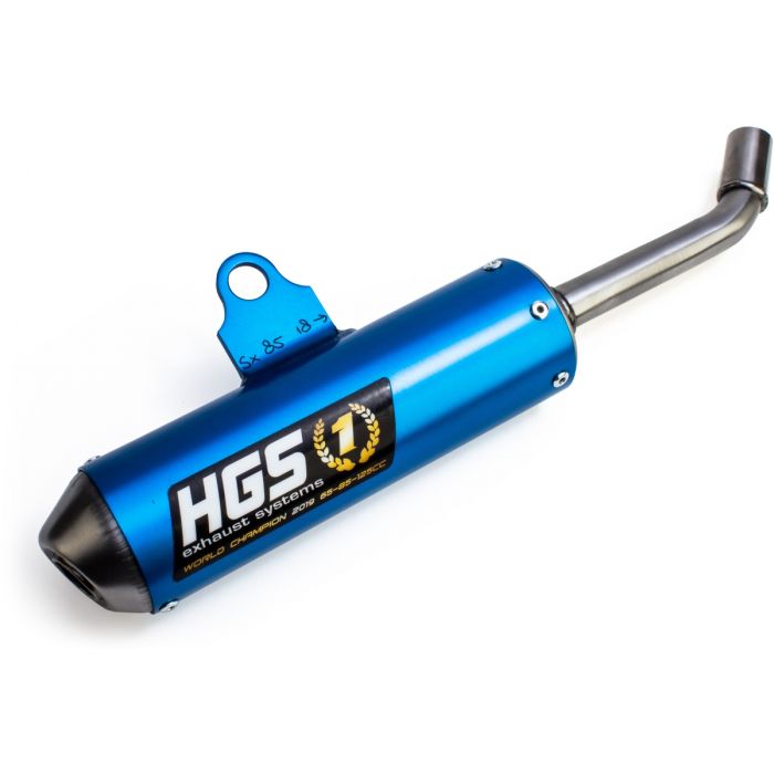 HGS - KTM/HSQ SX/TC 85 18- Schalldämpfer Alu Blau