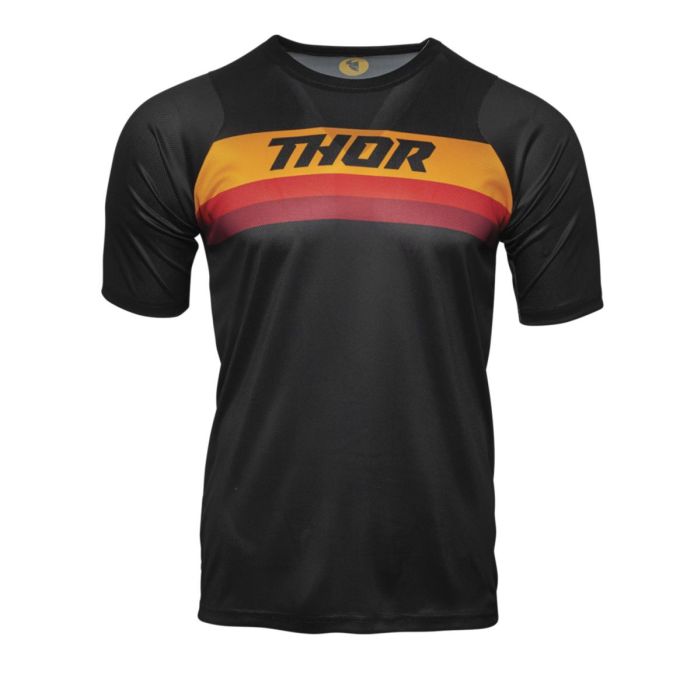 Thor Cross-Shirt Assist kurzarm schwarz orange | Gear2win