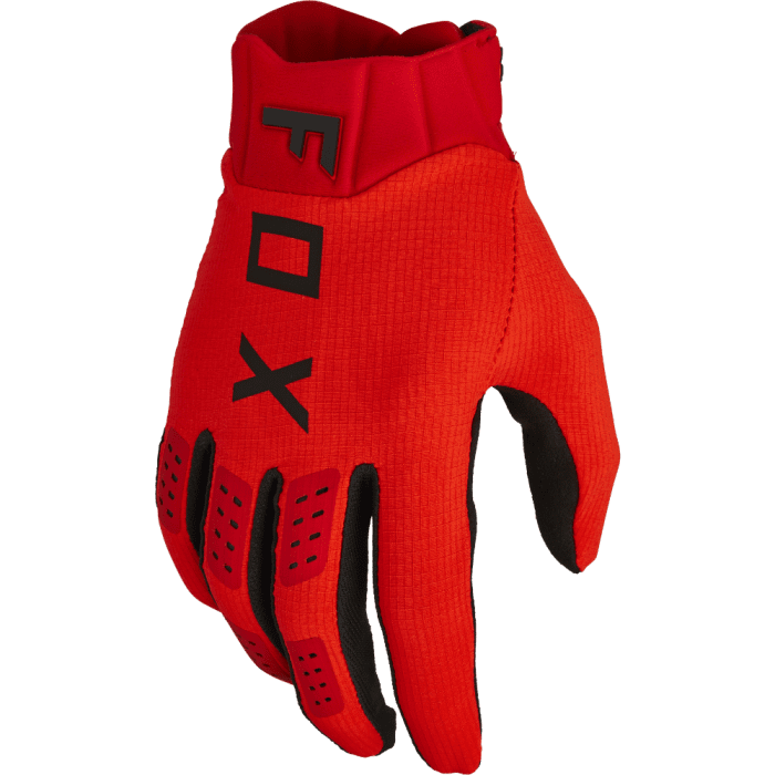 Fox Flexair Motocross-Handschuhe Fluo Rot|Gear2win
