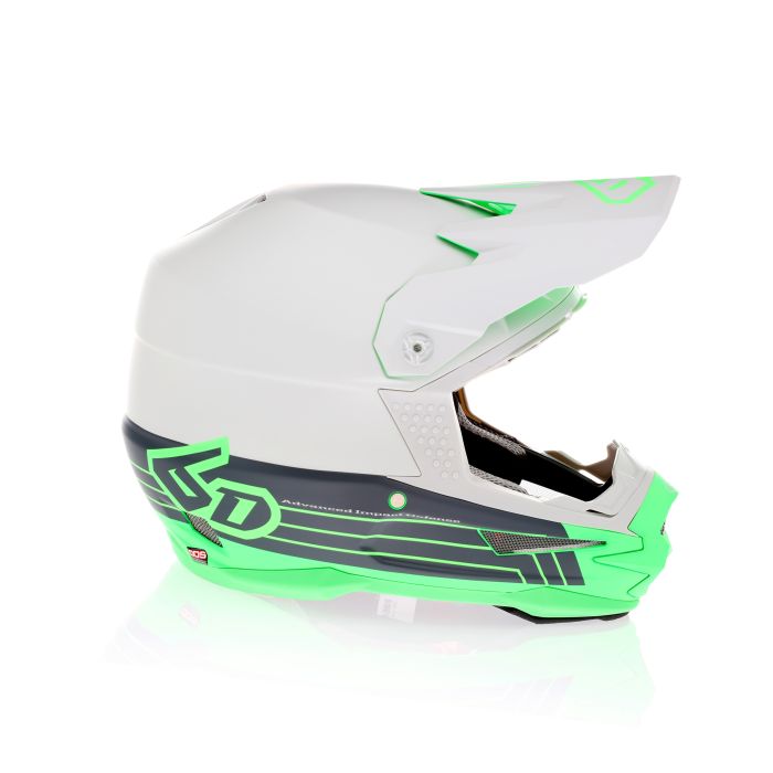 6D Motocross-Helm Atr-1 Split Neon Grün | Gear2win.de