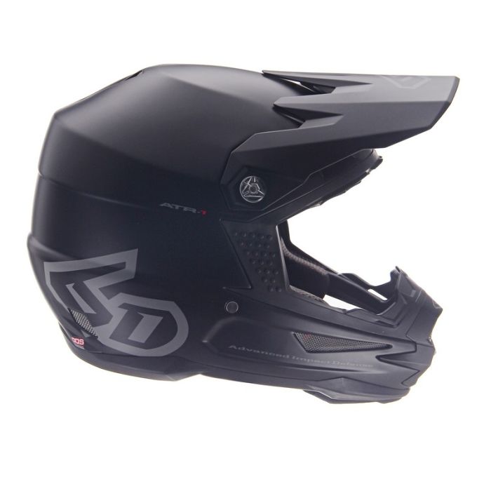 6D Motocross-Helm Atr-1 Solid Matte Schwarz | Gear2win.de