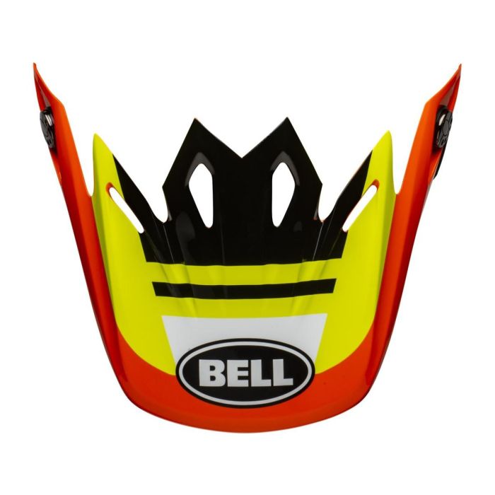 BELL Moto-9 Mips Helmschild Prophecy Gloss Gelb/Orange/Schwarz | Gear2win.de