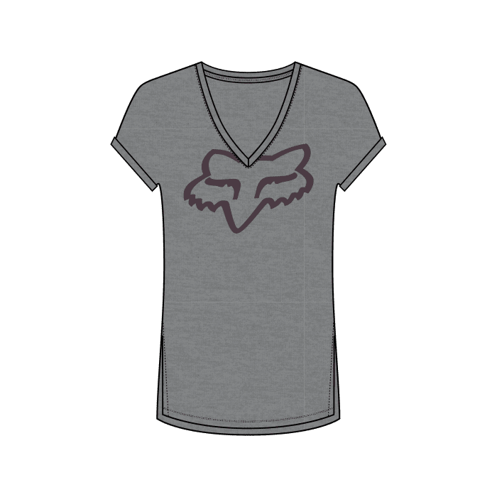 Fox boundary ss T-shirt heather Grafiet|Gear2win