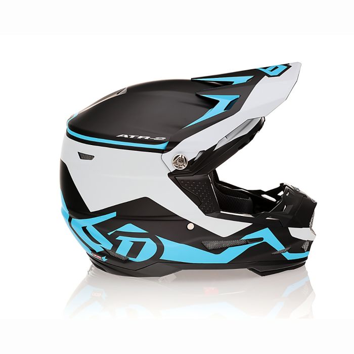 6D Motocross-Helm Atr-2 Drive Cyan Matte | Gear2win.de