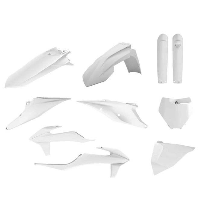 Polisport Plastik-Kit Full MX SX 19- | SXF 19- | Weiss KTM20 | Gear2win.de