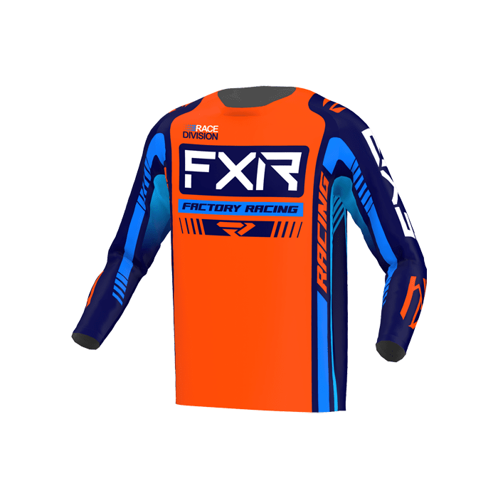 FXR Clutch Pro Mx Shirt Orange/Navy | Gear2win.de