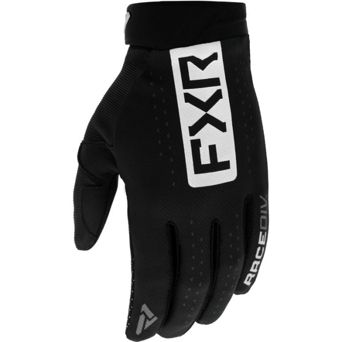 FXR Reflex MX Motocross-Handschuhe Schwarz/Weiss