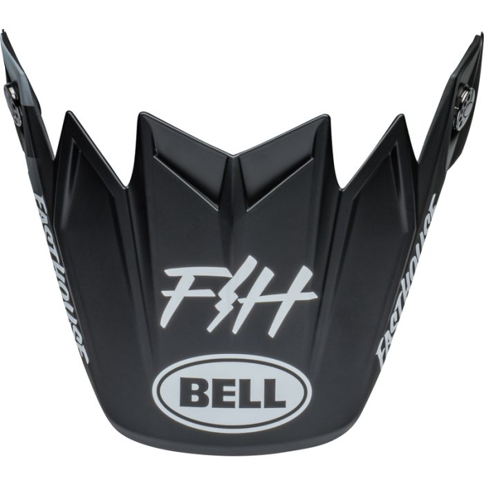 BELL Moto-9S Flex Ersatz-Helmschild - Fasthouse MC Core Matt Schwarz/Gelb | Gear2win.de
