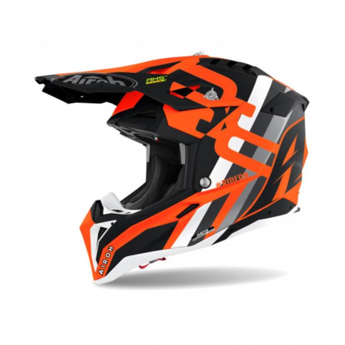 Airoh Motocross-Helm Aviator 3 Rainbow Flat Orange | Gear2win