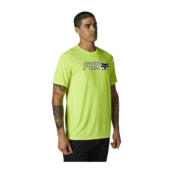 Fox cntro ss tech T-shirt Fluo Gelb|Gear2win