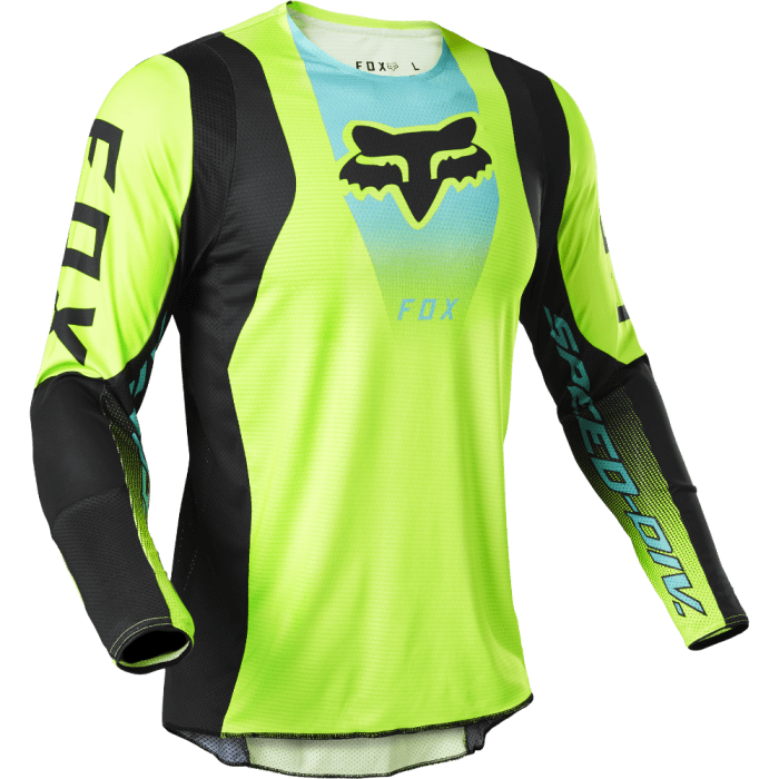 Fox 360 Dier Motocross-Shirt Fluo Gelb|Gear2win