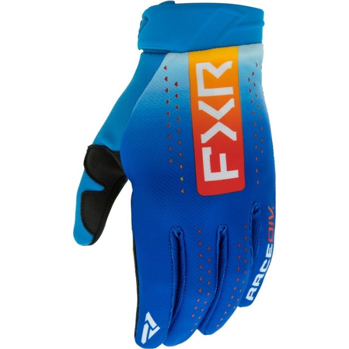 FXR Yth Reflex MX Glove Blue/Tangerine | Gear2win